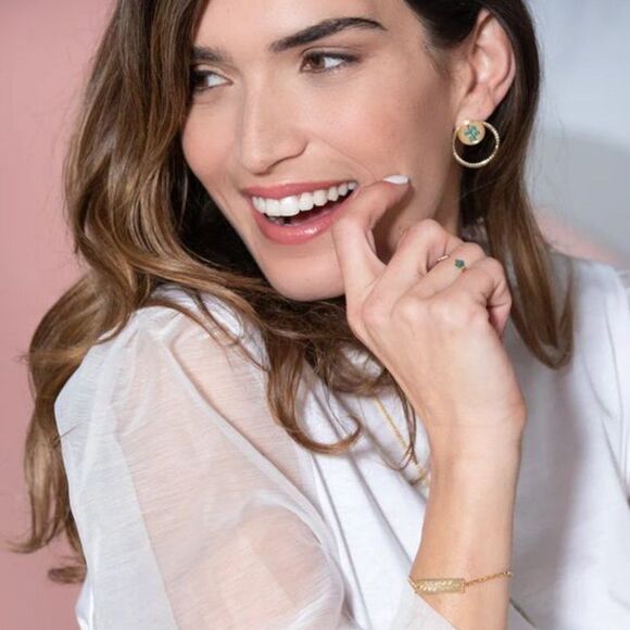 Hadas Jewelry Women's Gold Double-sided Oak Bracelet - Picture 2 of 8